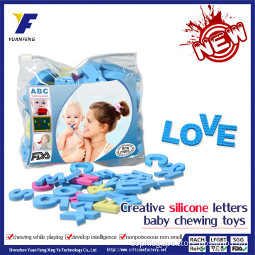 Educational Silicone Letter Baby Puzzle Toy Funny Baby Toys for Sale